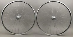 Mavic Open Pro Gran Compe Hubs Fixie Track Bike Single Speed Wheels Black Silver