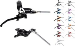 Hope Tech 4 E4 Steel Braided Disc Brake - Lever Right Disc Brakes - Rear Brakes | Bike-Discount