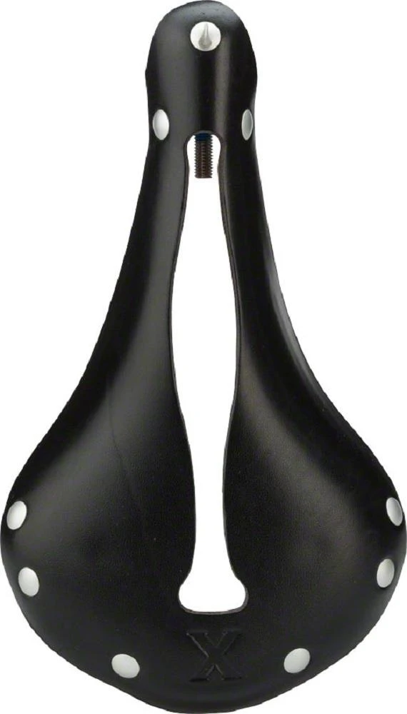Selle Anatomica X2 Series Watershed Saddle: Black With Silver Chicago Screws 4 Selle Anatomica X2 Series Watershed Saddle: Black With Silver Chicago Screws - Image 4