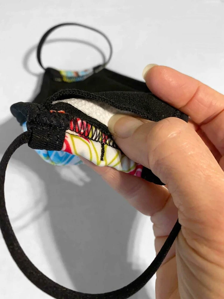 INKnBURN Silver Deco 3-Layer Face Mask 4 INKnBURN Silver Deco 3-Layer Face Mask - Image 4