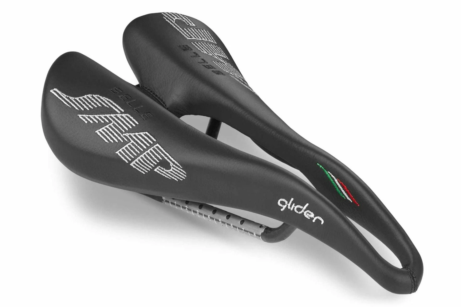 Selle SMP Glider Pro Saddle With Carbon Rails, Black