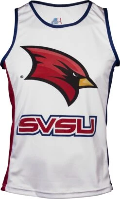 Adrenaline Promotions Saginaw Valley (SVSU) Cardinals RUN/TRI Singlet (XS, S, M, L, XL, 2XL, 3XL)